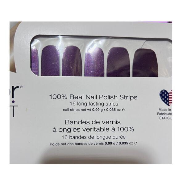 Color Street New York Minute 100% Real Nail Polish Strips 16 Count Peel & Apply - Picture 2 of 6